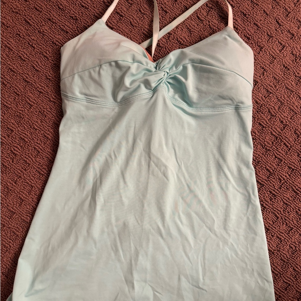 Teal lulu tank